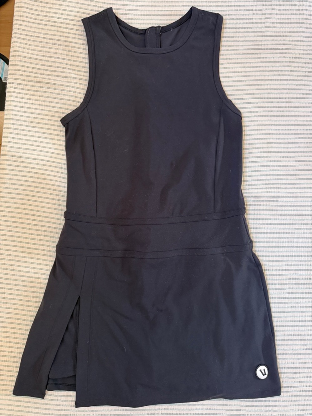 Vuori Topspin Tennis Dress — Black Medium - Picture 2 of 11